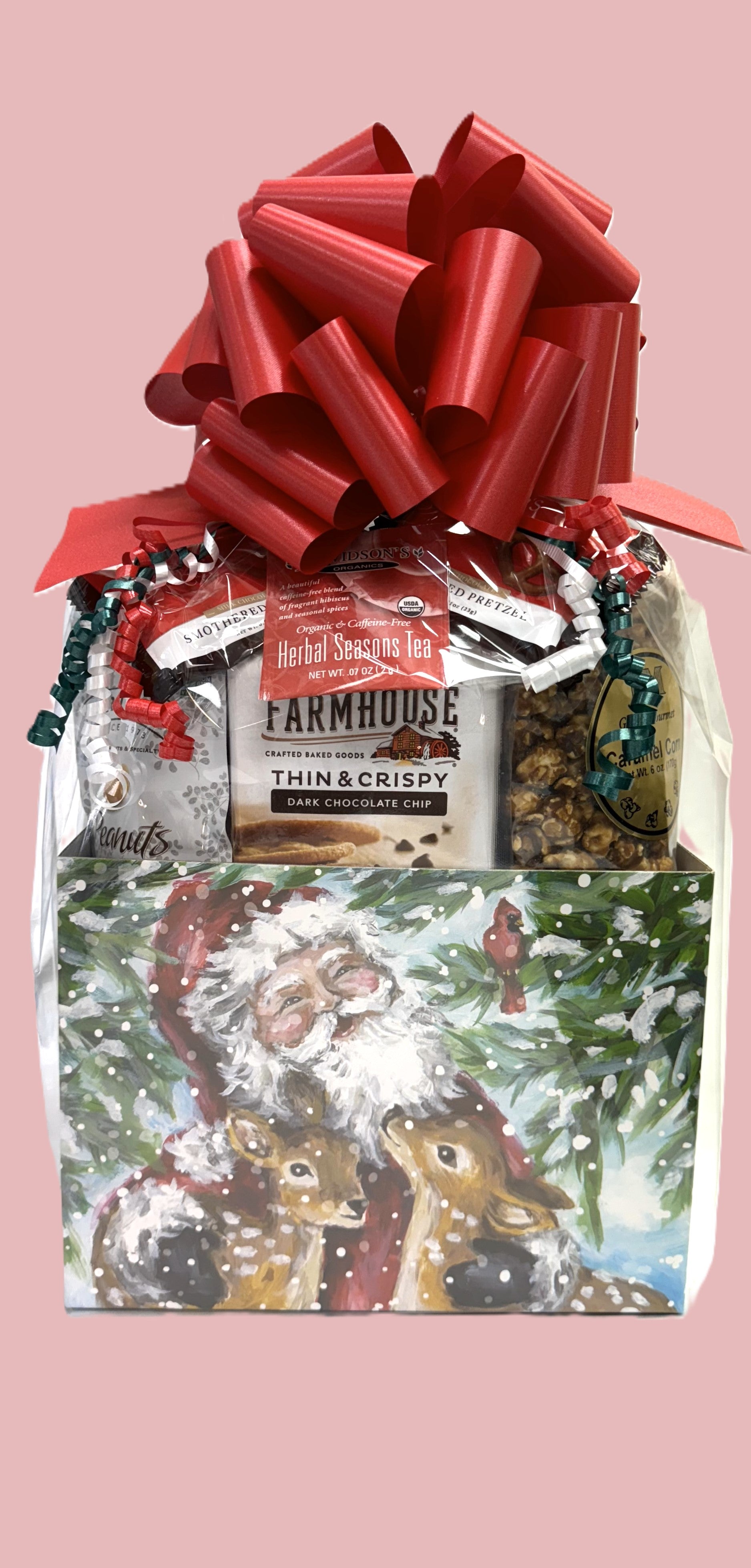 Large Enchanted Santa Gift Box - Holiday Gift