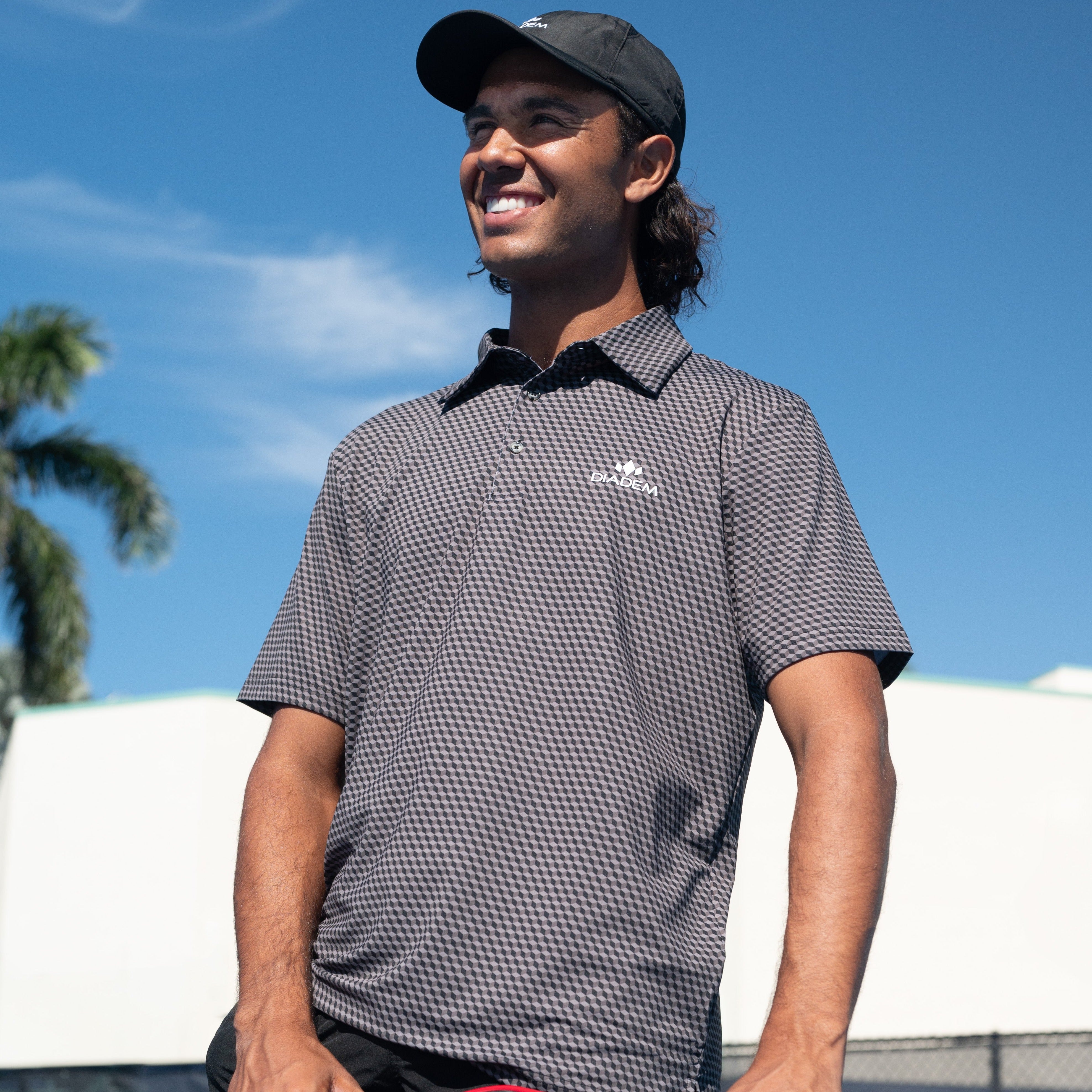 Diadem Sports Online - Men's Scales Competition 18K Pattern Polo - Men's Apparel