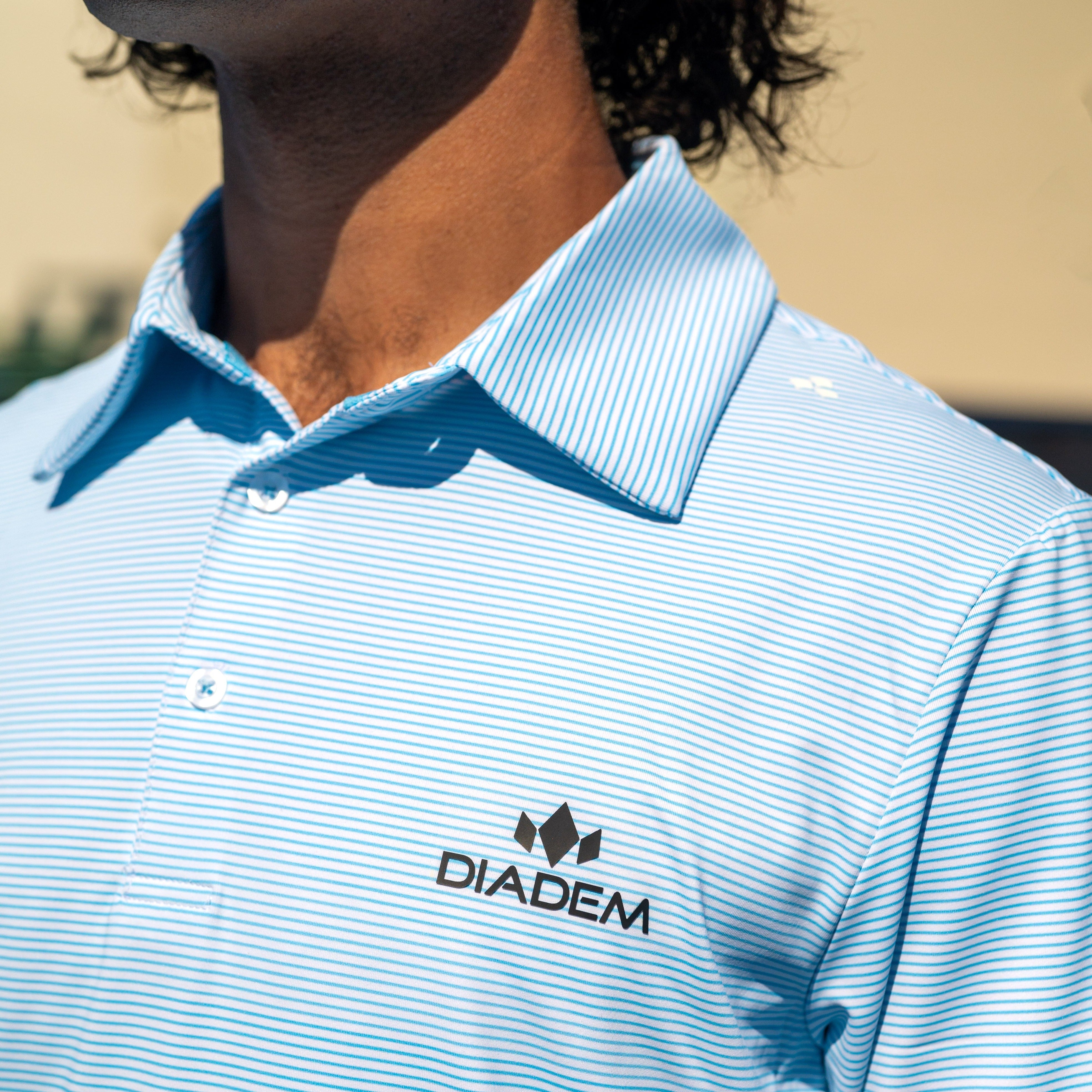 Diadem Sports Online - Men's Scales Weekender Striped Polo - Men's Apparel