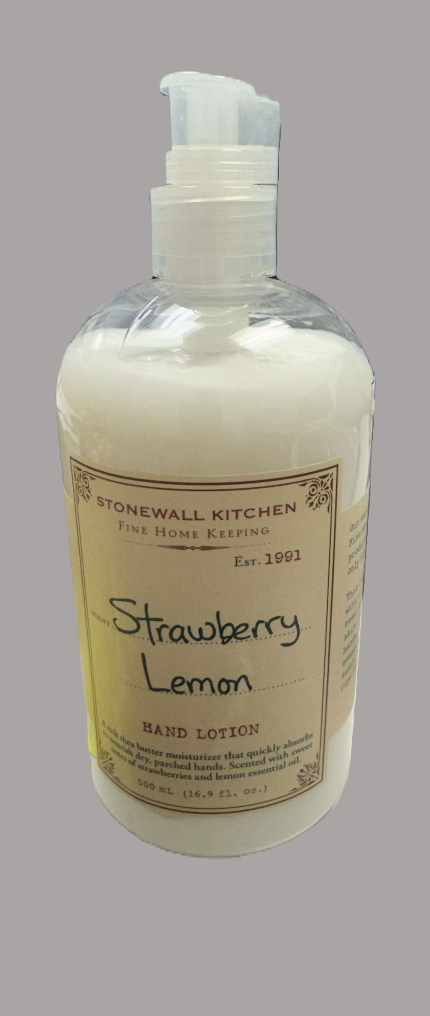 Stonewall Kitchen - Strawberry Lemon Hand Lotion