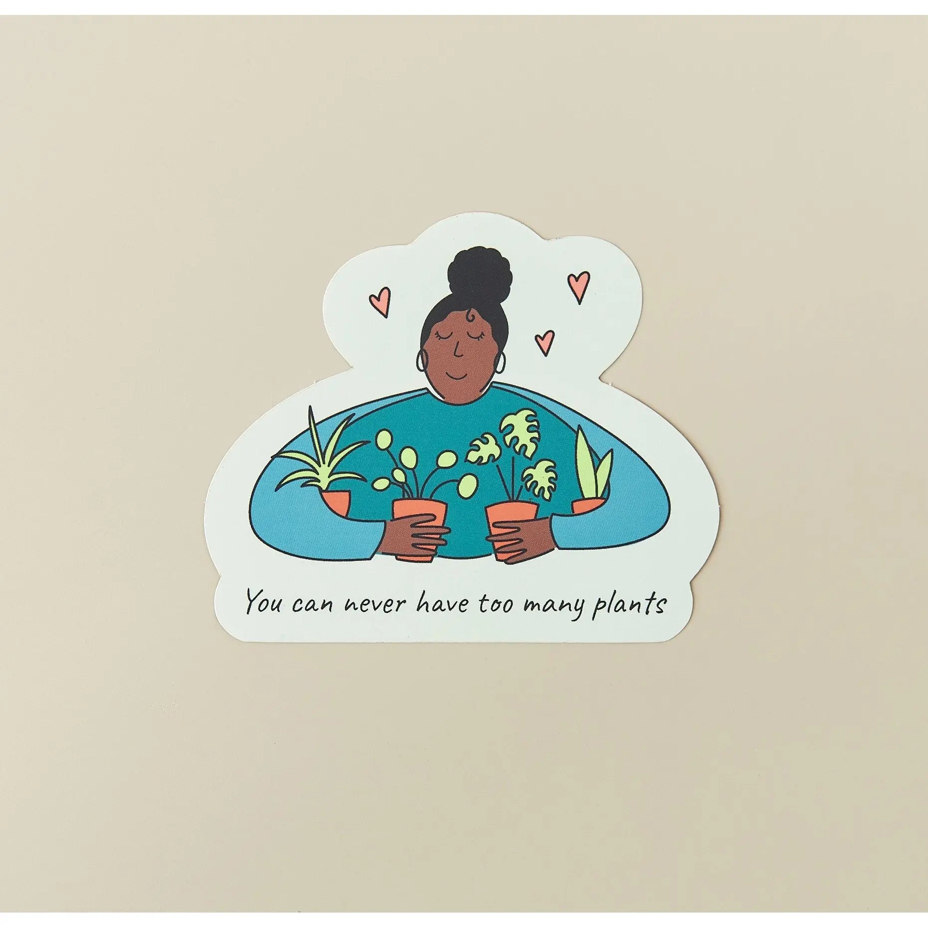 House Plant Shop Sticker 'Too Many Plants'