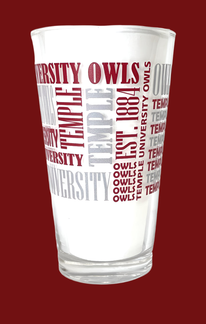 Logo Brands - Temple Owls Spirit Pint