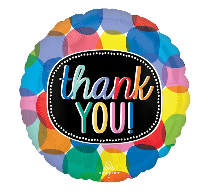 Burton & Burton - Thank You Helium Foil Balloons 17"