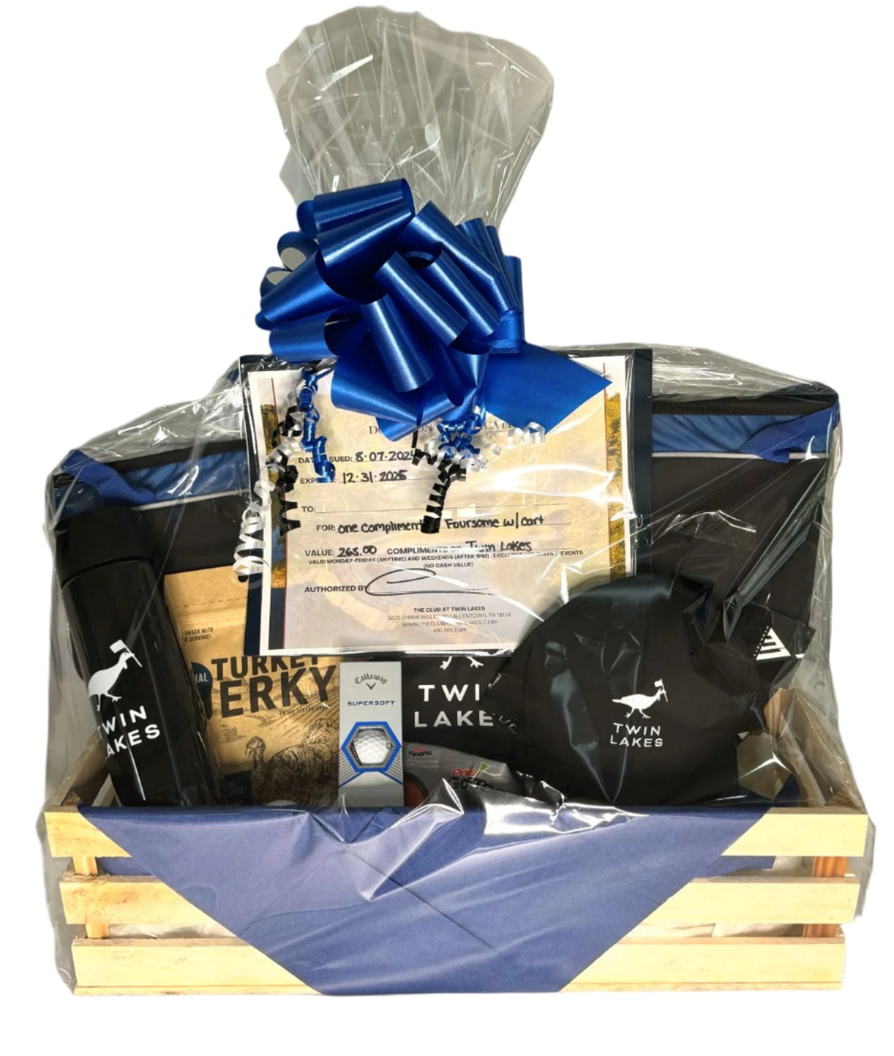 The Club At Twin Lakes Golf Course Gift Basket