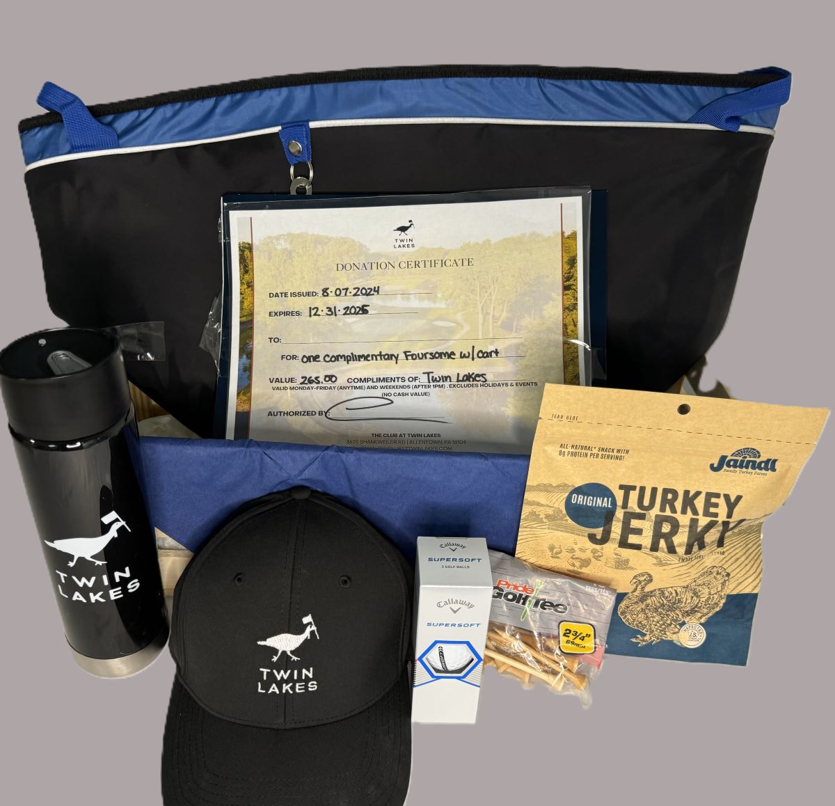 The Club At Twin Lakes Golf Course Gift Basket