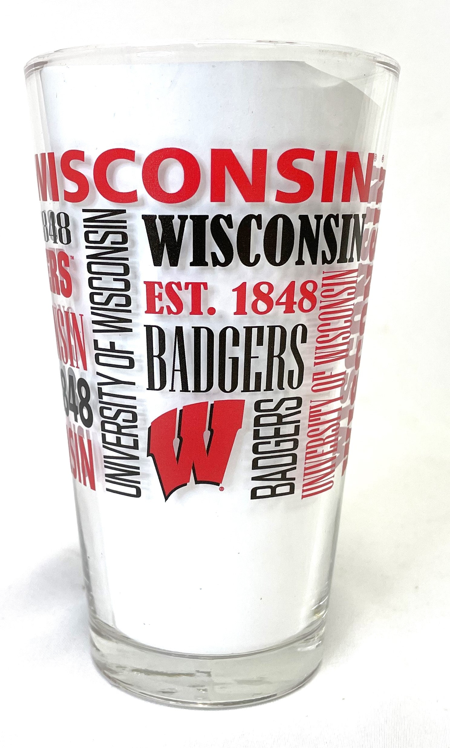 Wisconsin Badgers Pint Glass