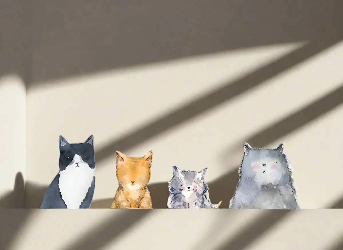 Cat's Meow Little Notes - 85 Cat Mini Notecards for Cat Lovers - E. Frances Paper