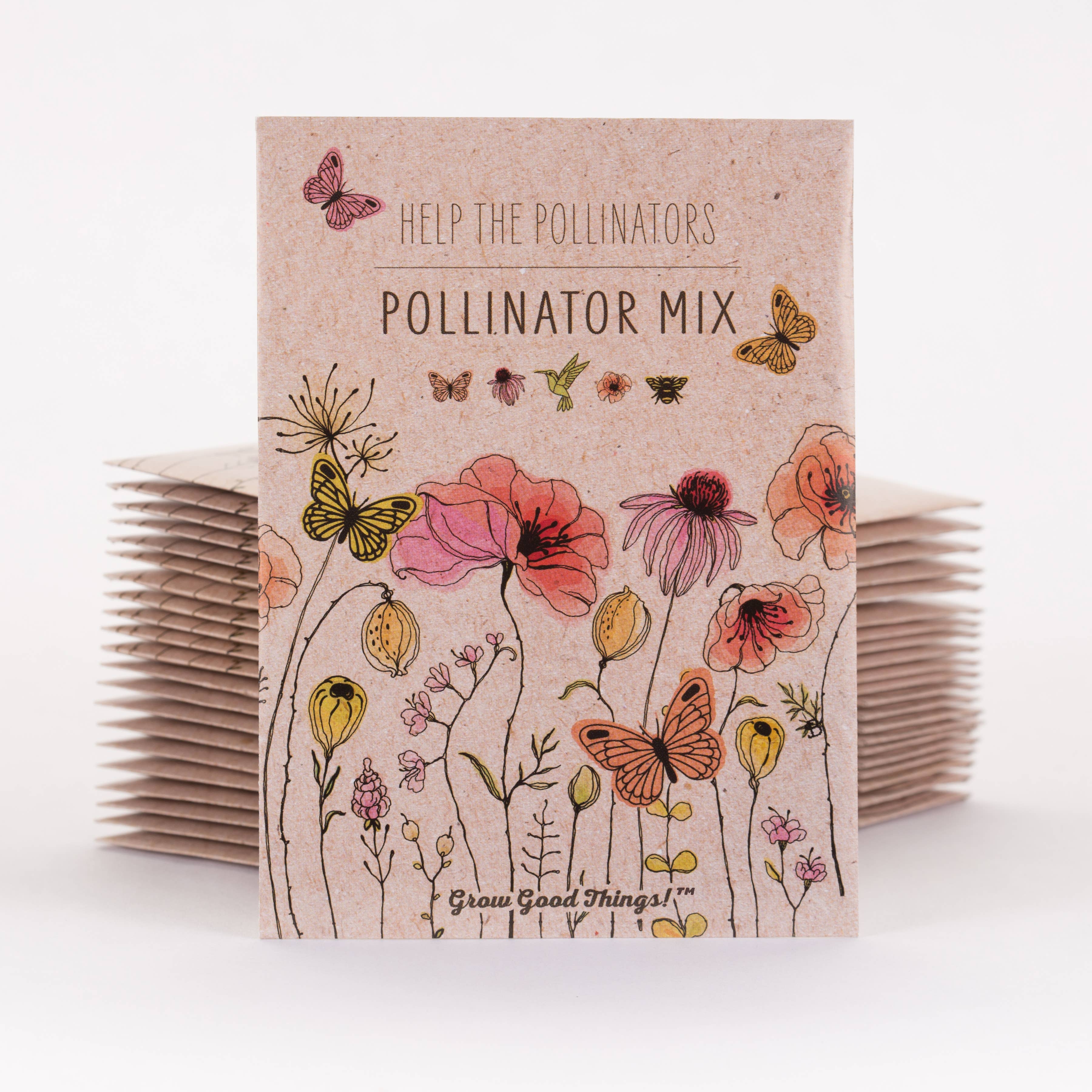 Bentley Seed Co. - Pollinator Butterfly - Wildflower Mix Seed Packets