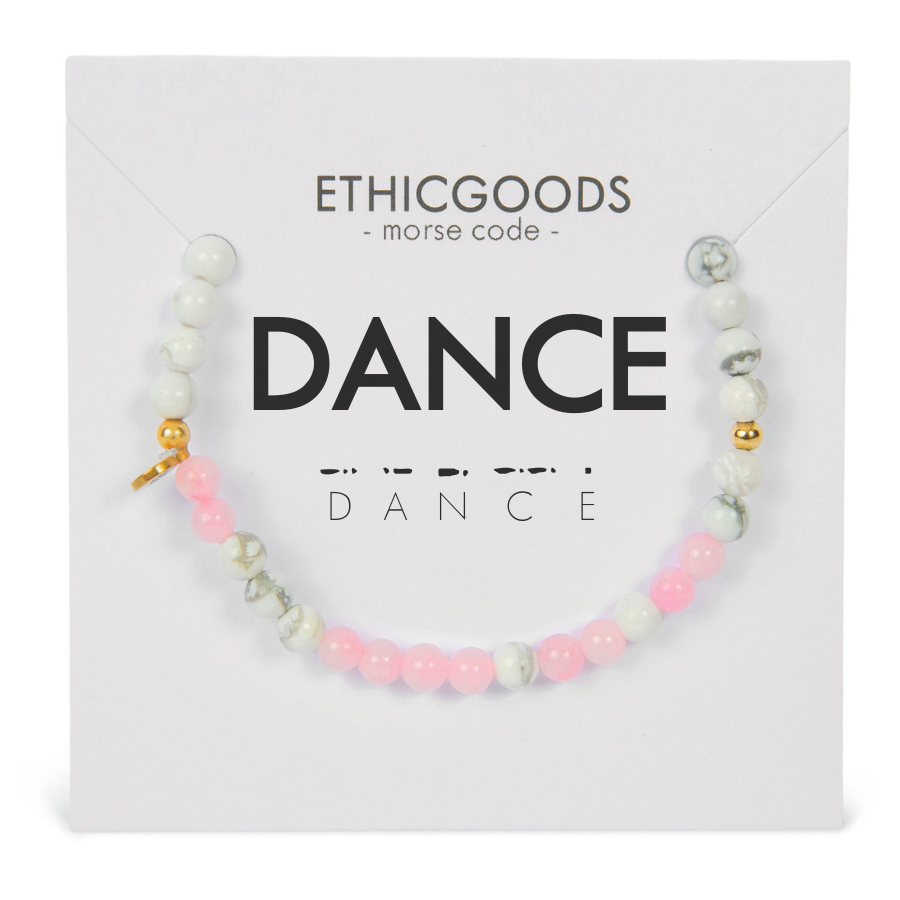 ETHICGOODS - Morse Code Bracelet | DANCE