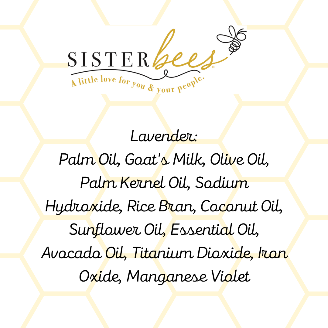 Sister Bees LLC - Lavender Handmade Soap
