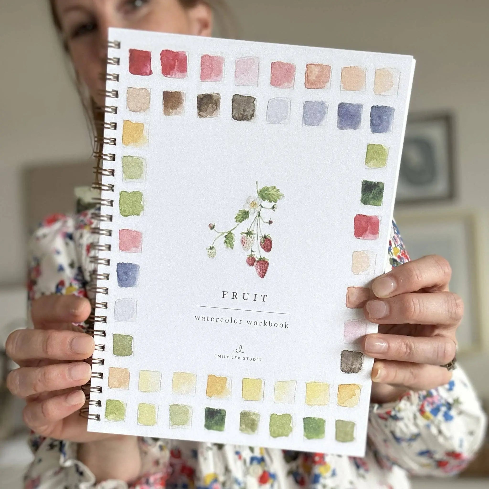 Fruit Watercolor Workbook - 12 Beginner-Friendly Paintings - Emily Lex Studio
