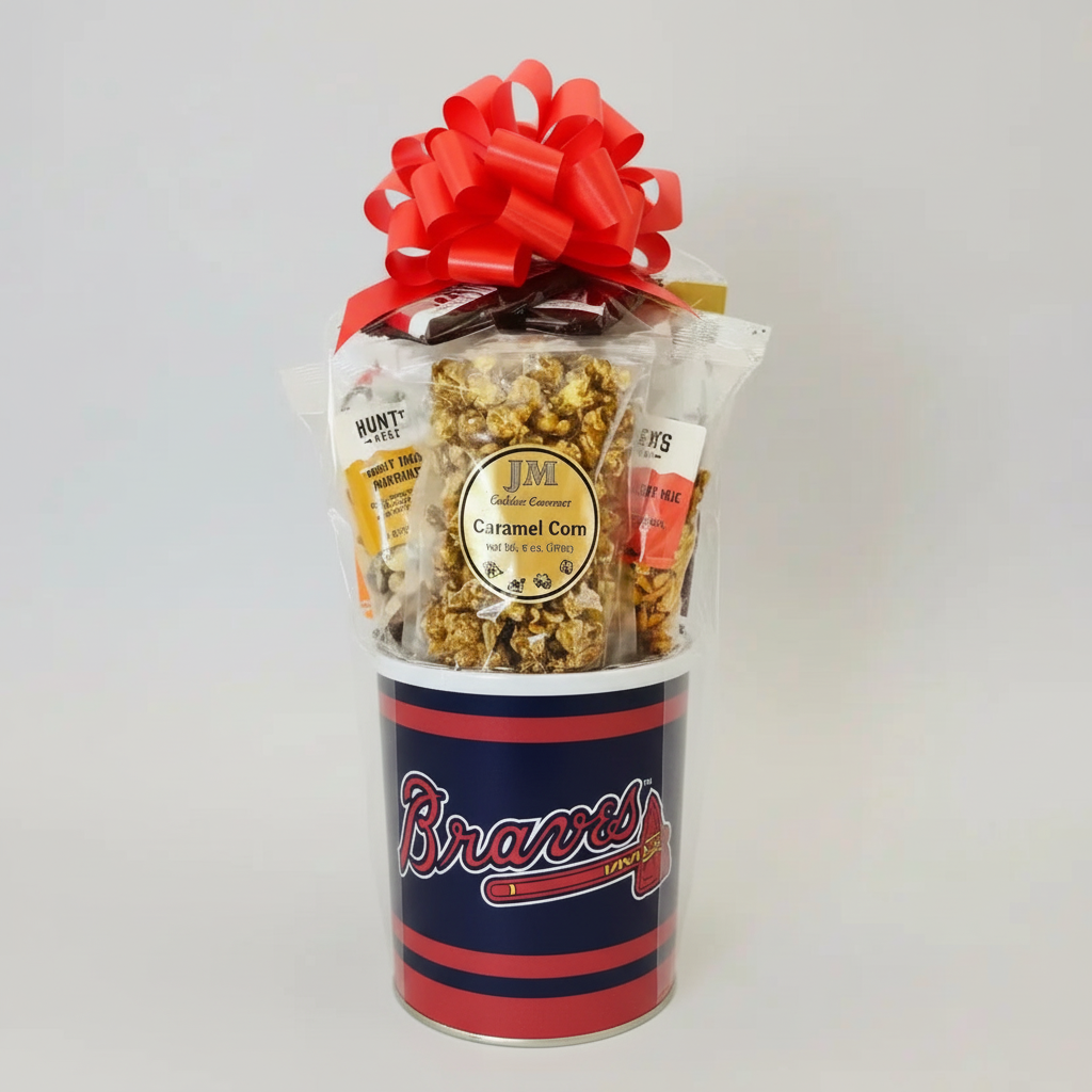 Atlanta Braves Gift Tin Basket