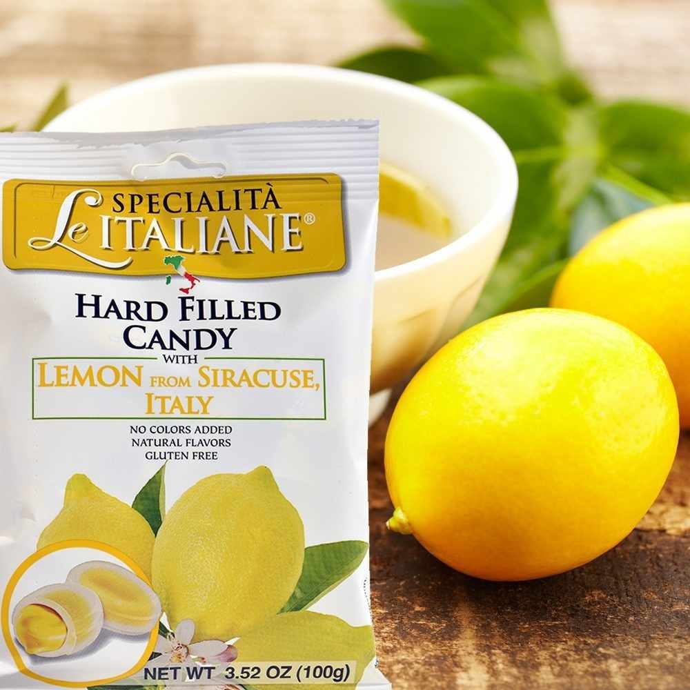 Le Specialità Italiane Hard Candy with Lemon, 3.52 oz. - Clearance