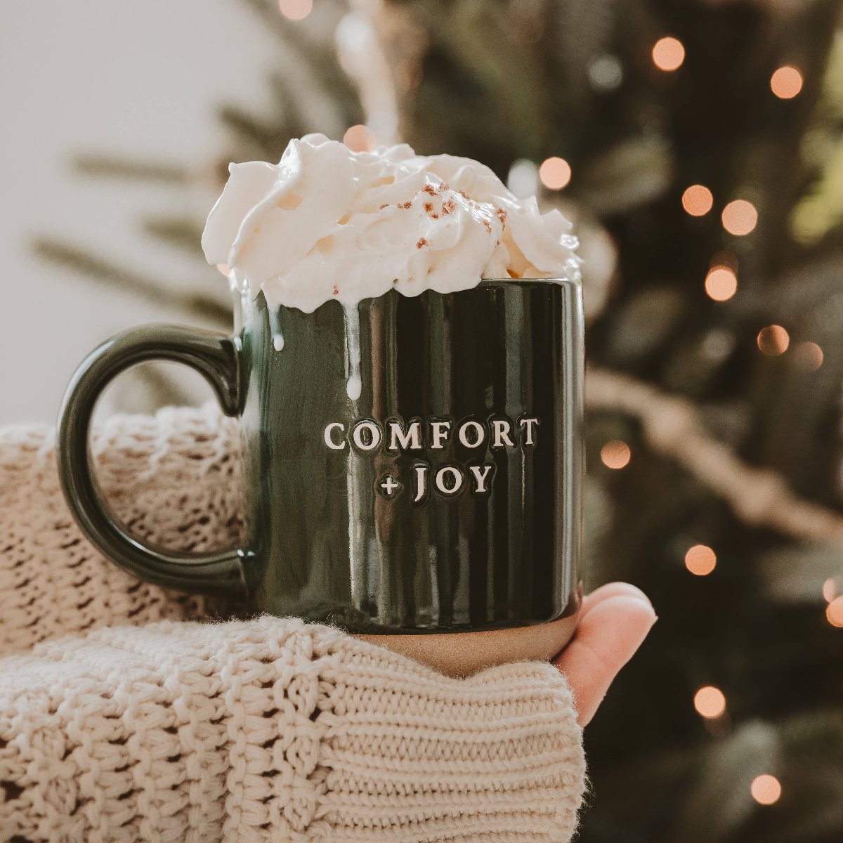 Comfort  Joy Holiday Mug