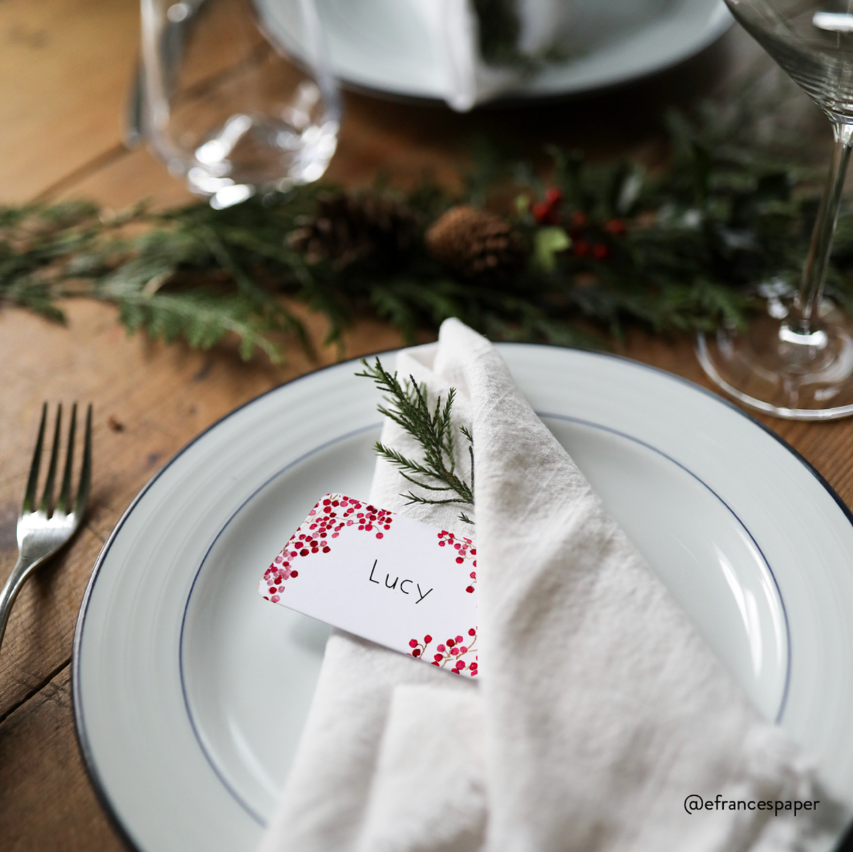 E. Frances Paper - Mistletoe Little Notes®