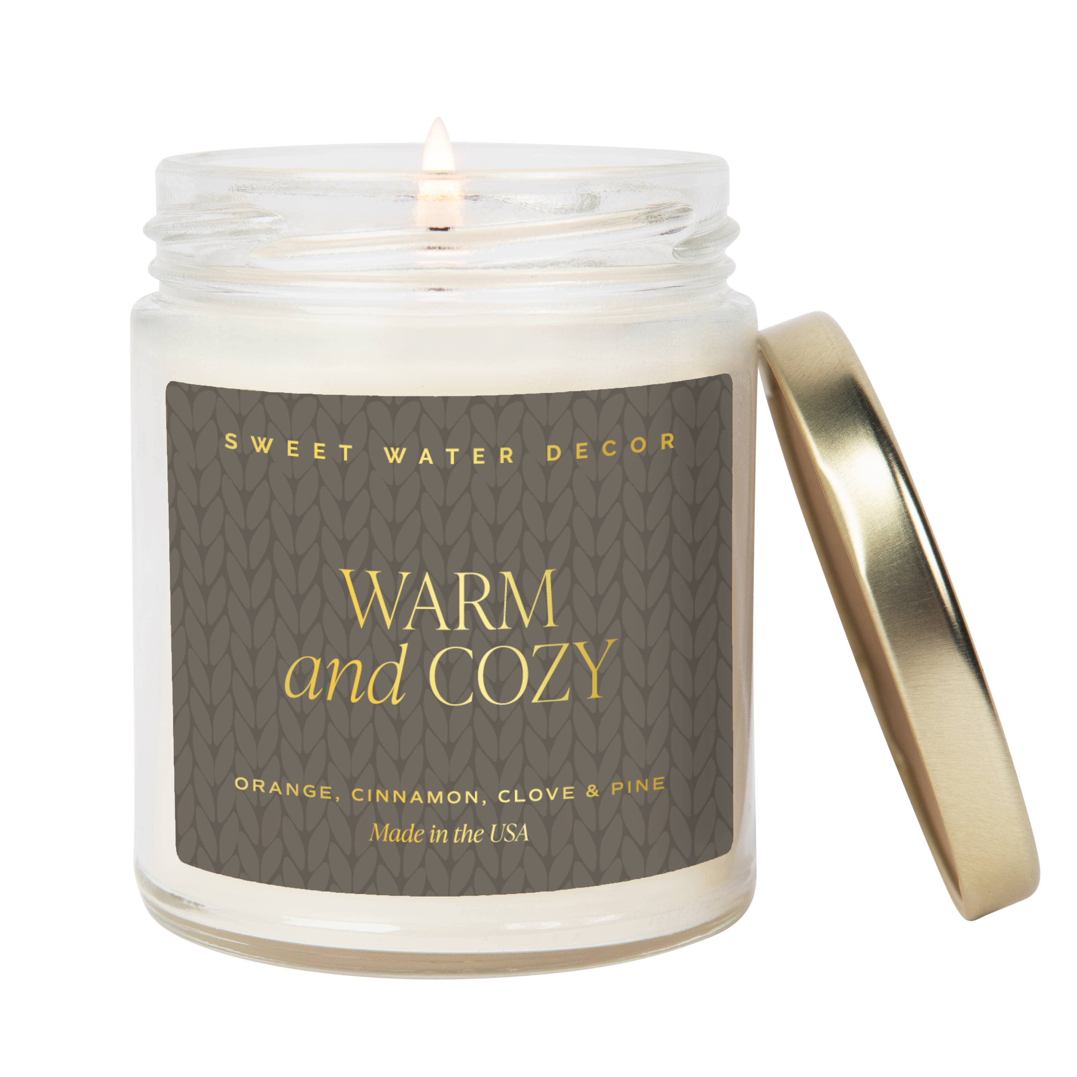 Warm and Cozy 9 oz Soy Candle - Home Decor & Gifts