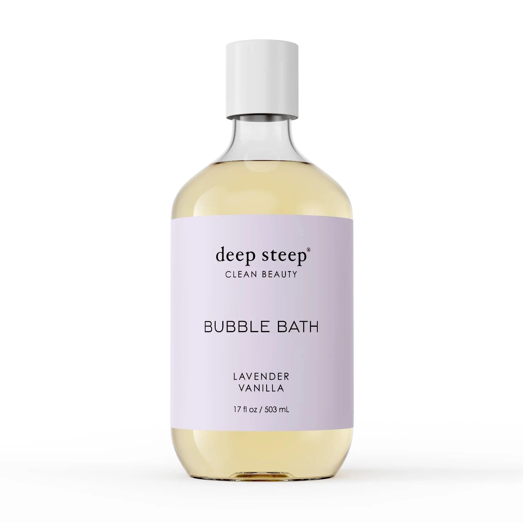 Lavender Vanilla Bubble Bath - Organic Moisturizing Formula 17oz