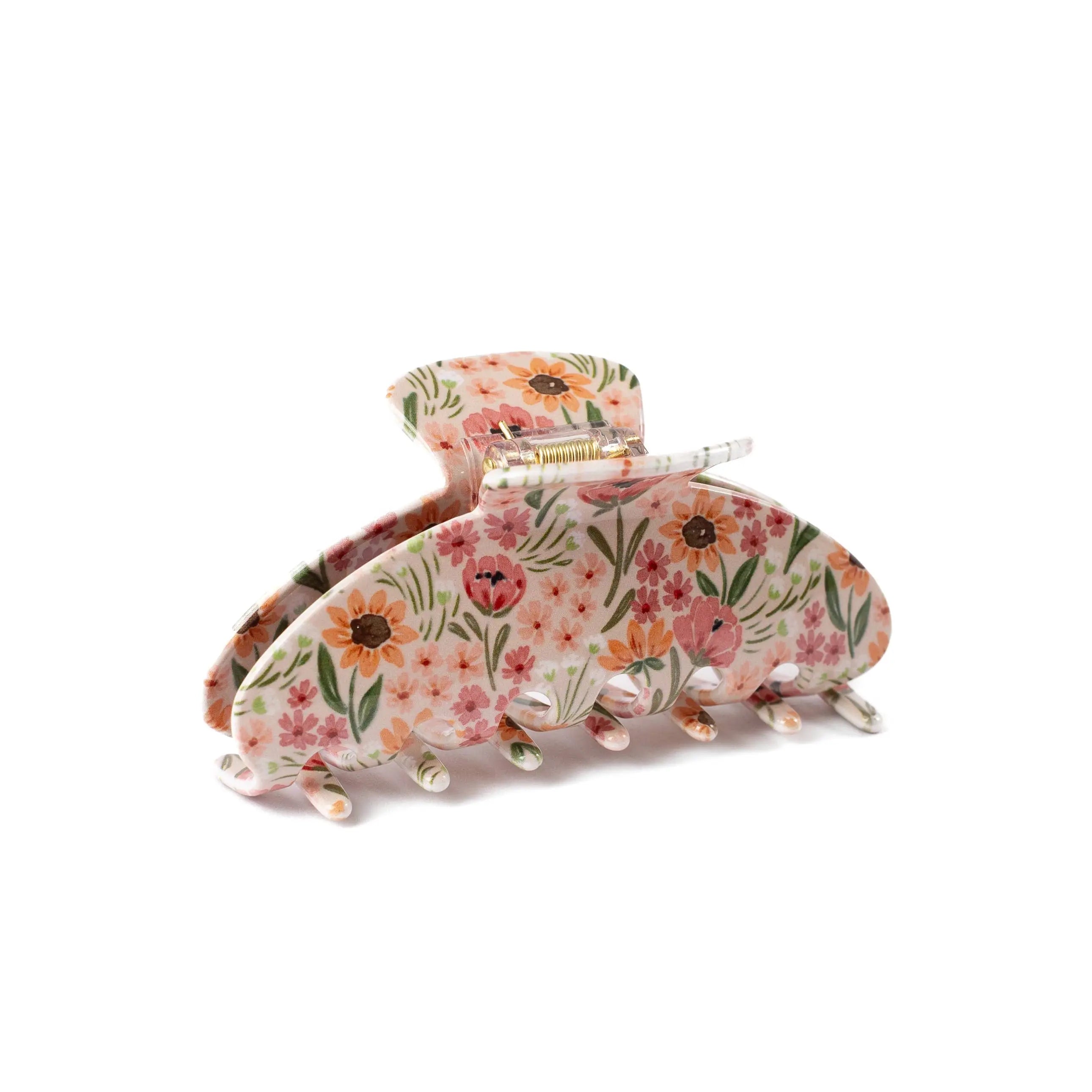 Sunny Poppies Claw Clip - Plant-Based Acetate Elyse Breanne Design