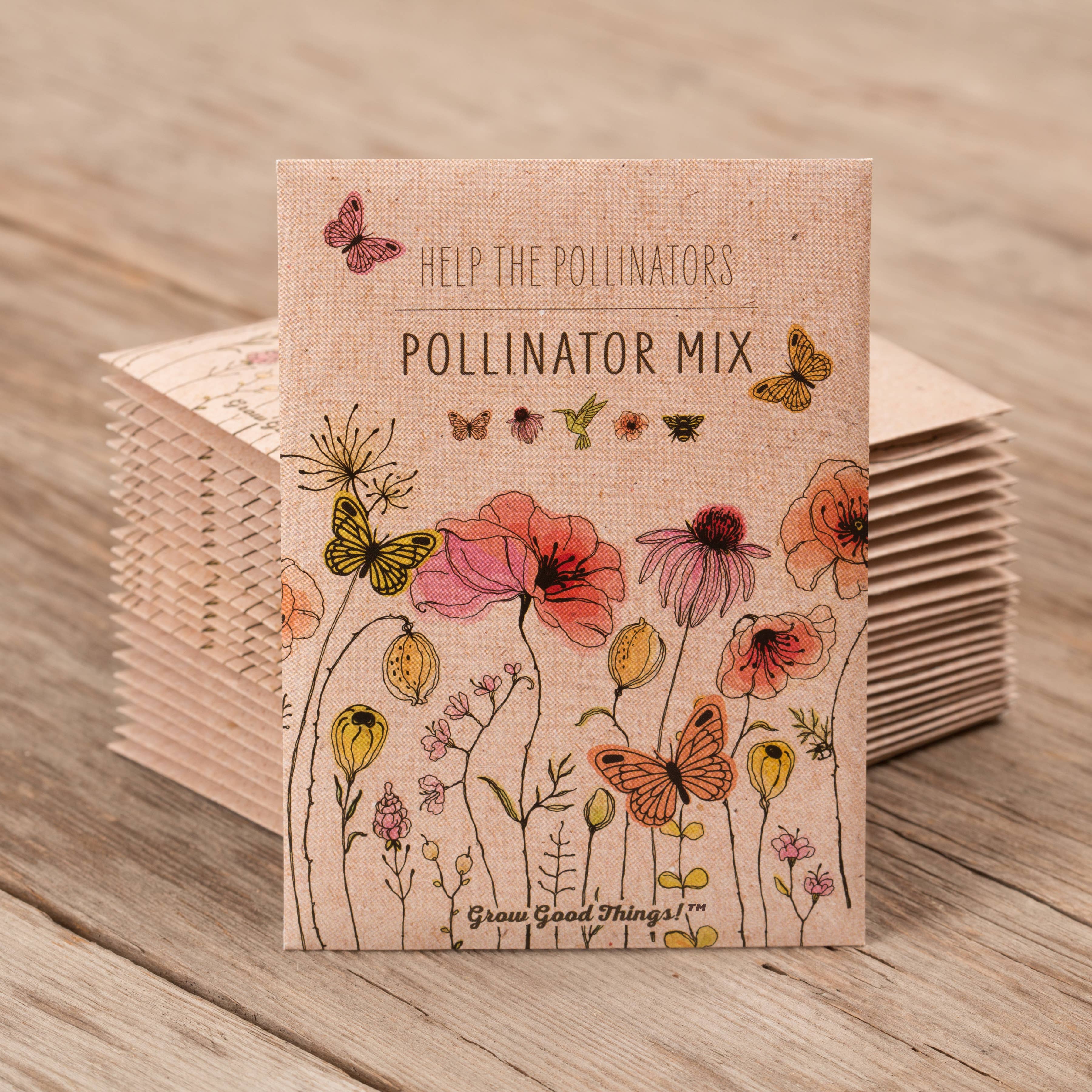 Bentley Seed Co. - Pollinator Butterfly - Wildflower Mix Seed Packets