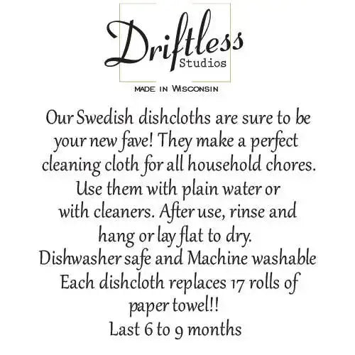Easter Eggs & Flowers Swedish Dishcloth - Eco-Friendly Sponge Cloth