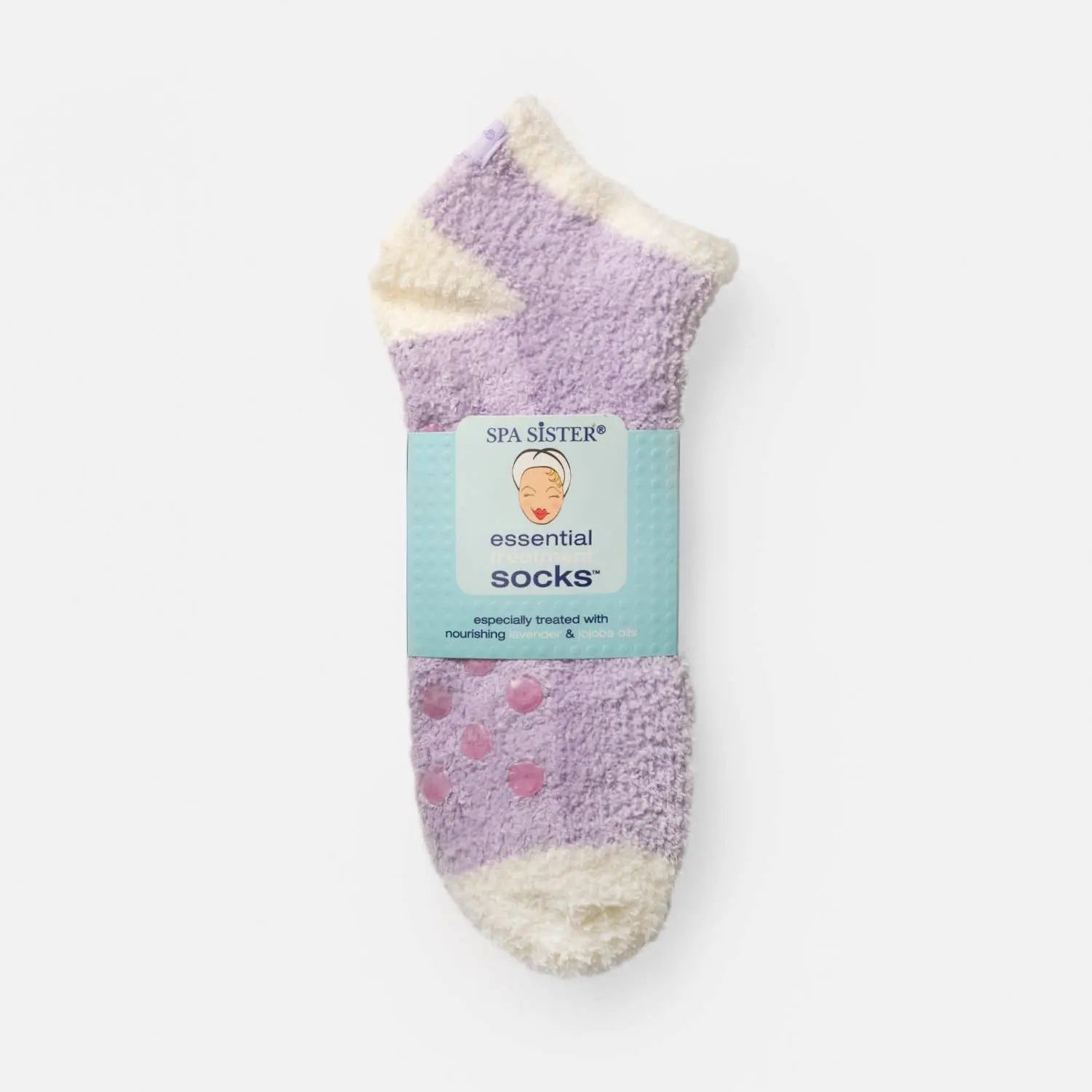 Lavender & Jojoba Treatment Socks - Ultra-Soft Moisturizing Foot Care