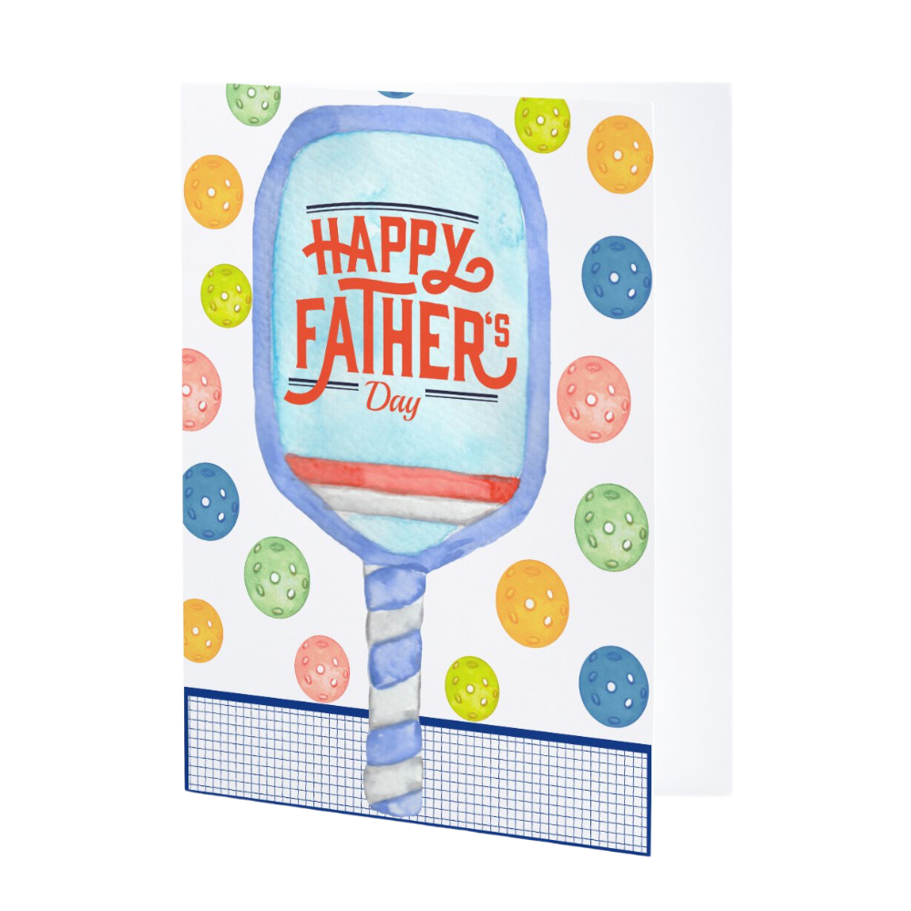 Pickleball Fathers Day Card