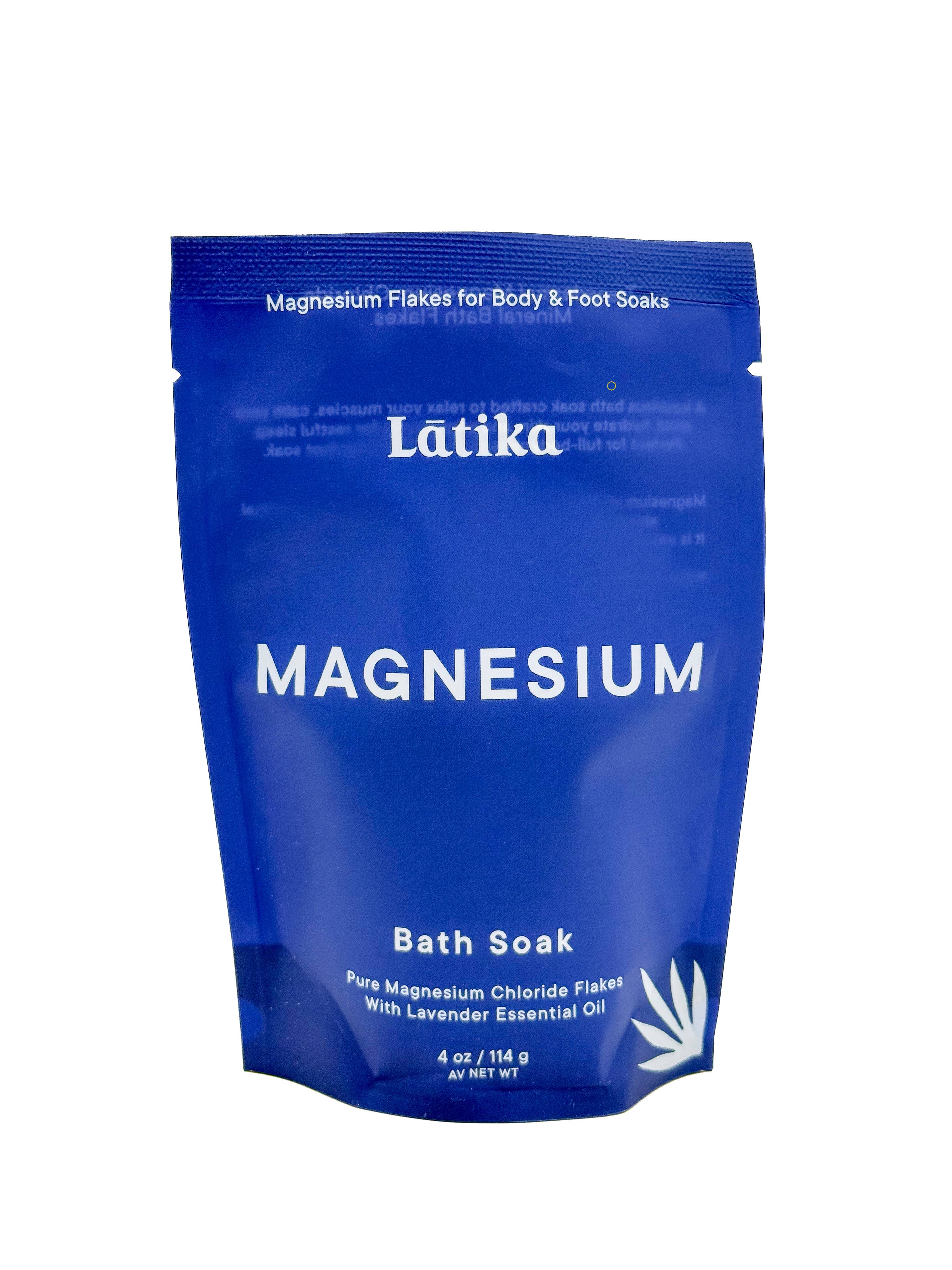Magnesium Bath Soak - Lavender Essential Oil for Sleep & Muscle Recovery