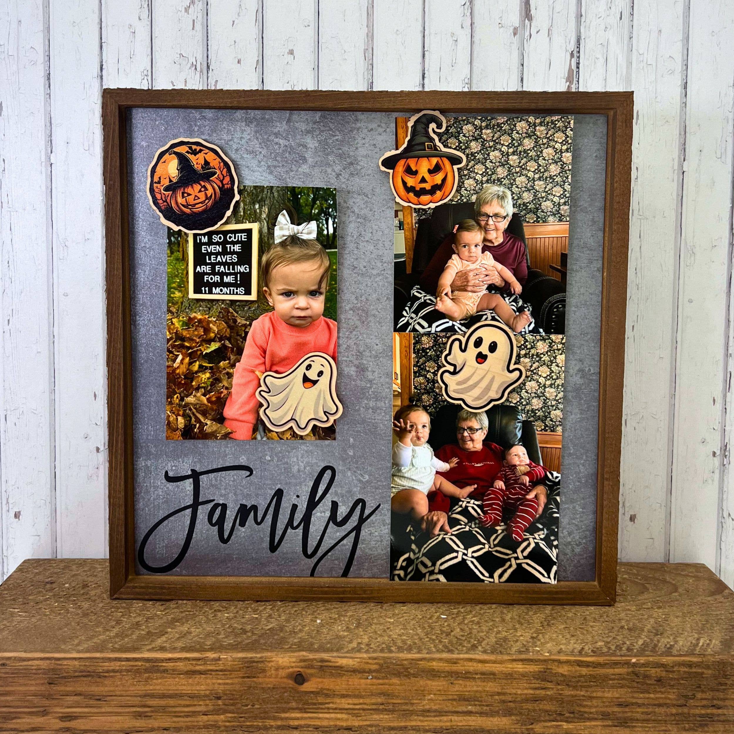 Driftless Studios - Ghost and Pumpkin Magnet Set - Fall Home Decor