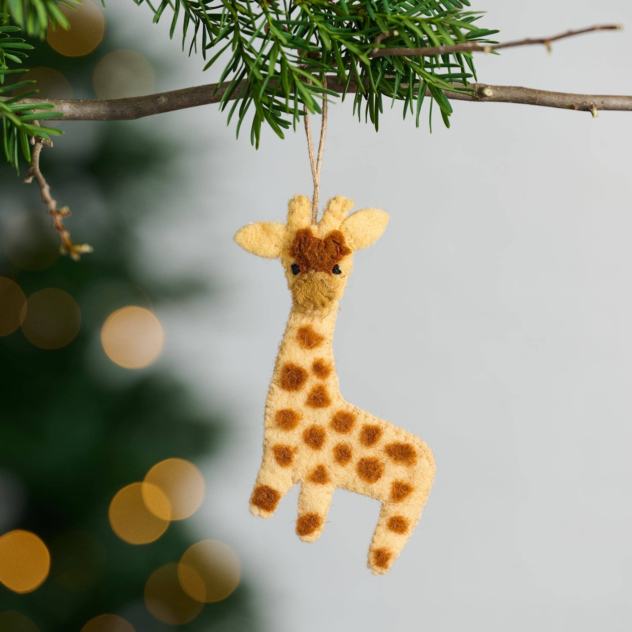 Ten Thousand Villages - Felt Giraffe Ornament