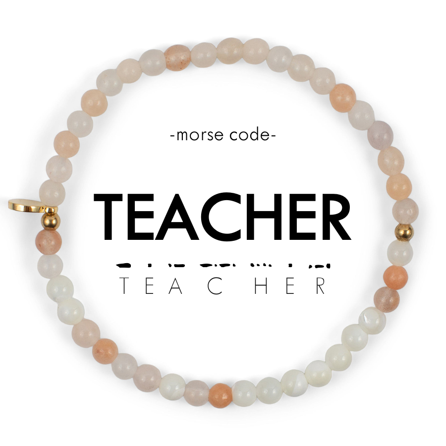 ETHICGOODS - Morse Code Bracelet | TEACHER