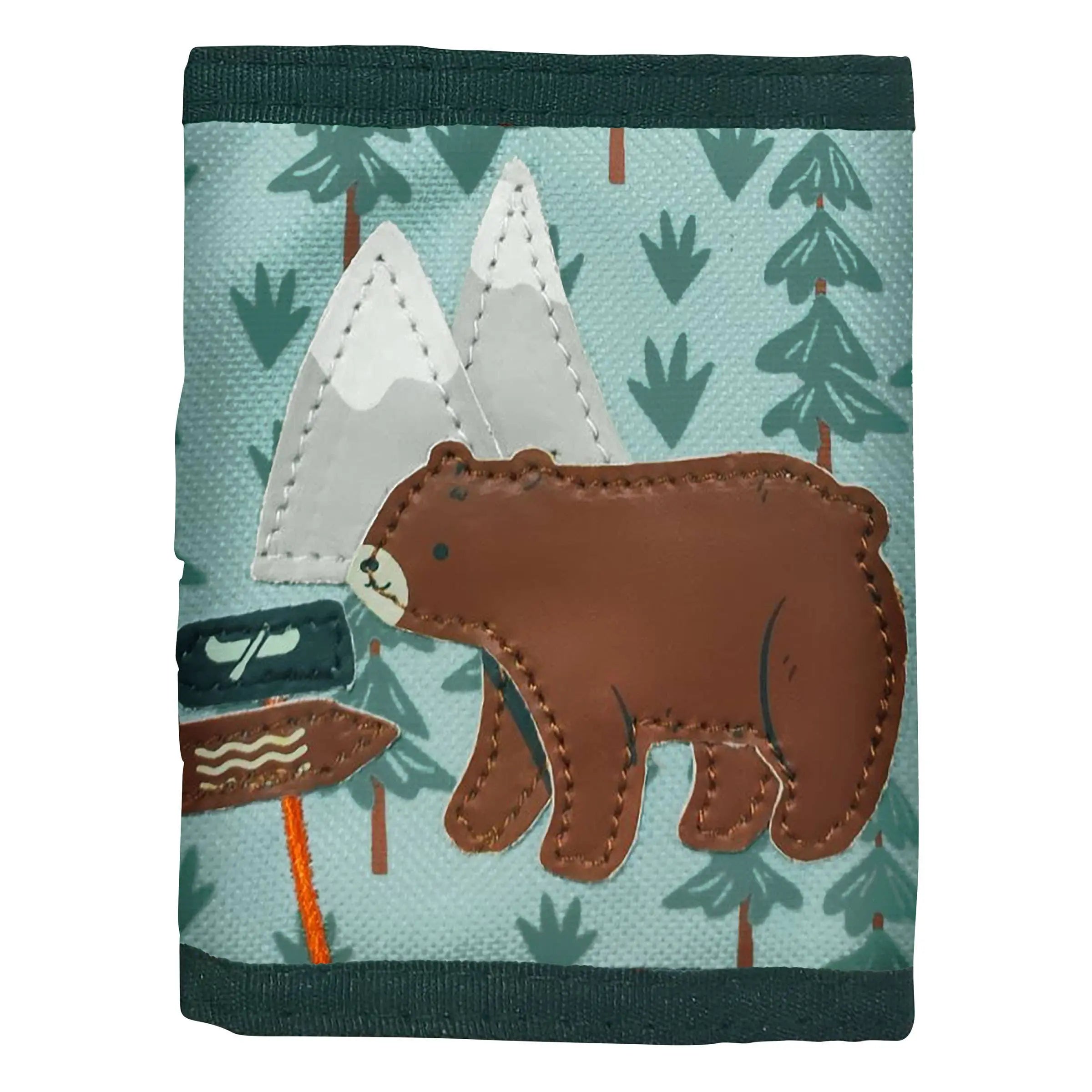 Kids' Tri-Fold Wallet - Fun Appliquéd Design with Coin Pocket