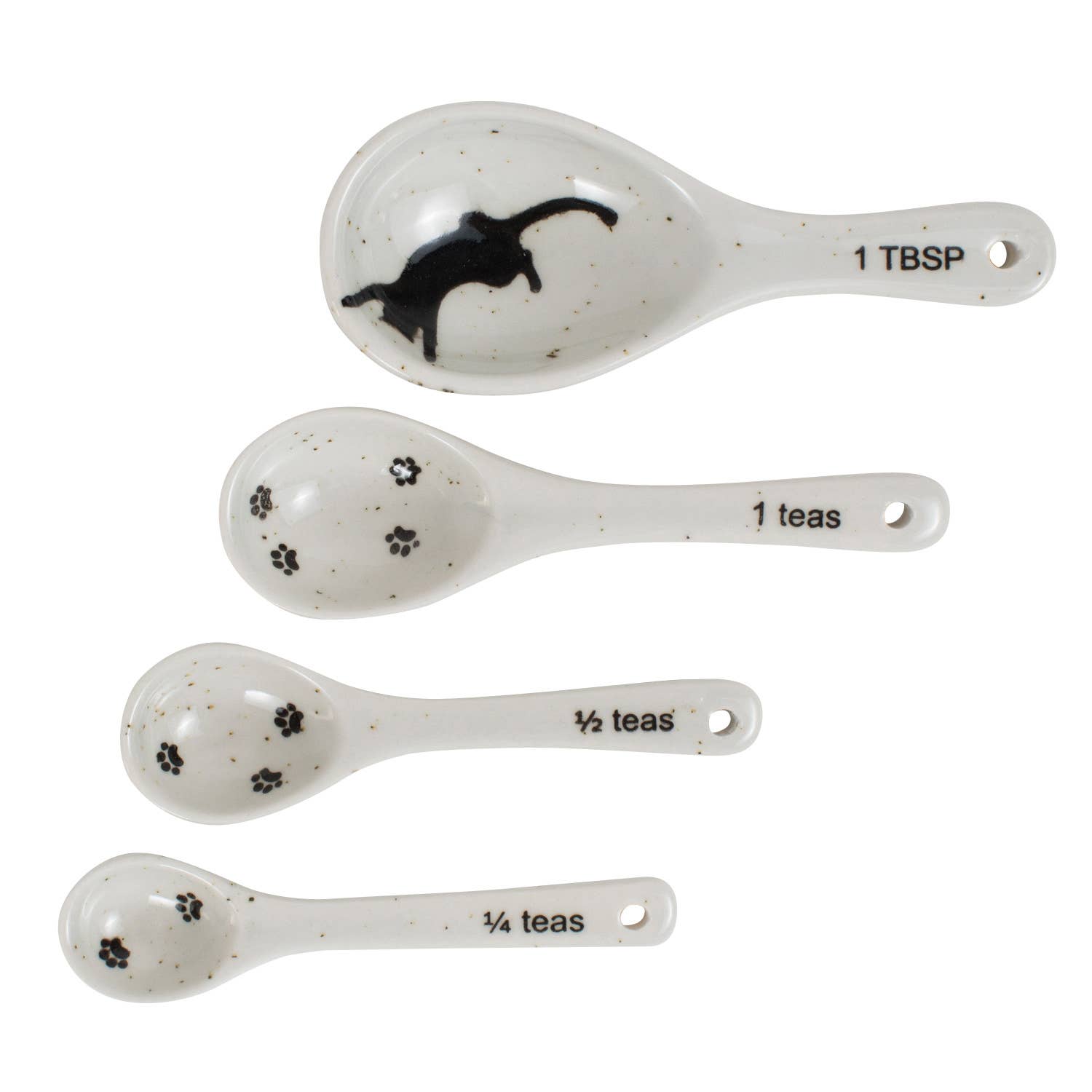 Ten Thousand Villages - Kitty Prints Measuring Spoons