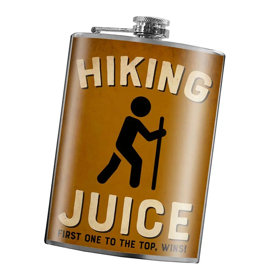 Trixie & Milo - Hiking Flask - Hiking Juice camping, Cool Men's Gift - Clearance