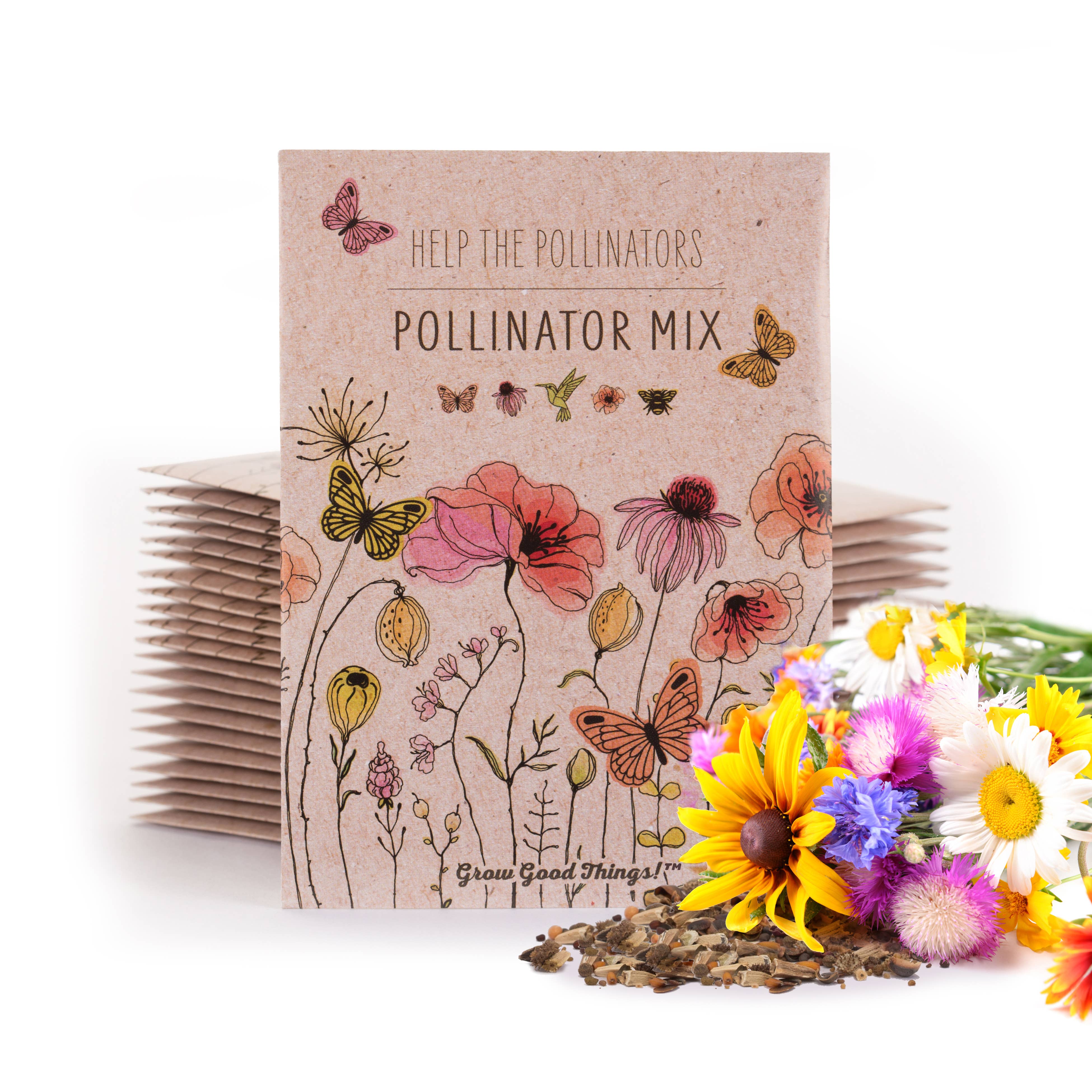 Bentley Seed Co. - Pollinator Butterfly - Wildflower Mix Seed Packets