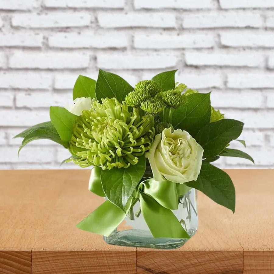 Floristería James Cress - Ramo verde esmeralda