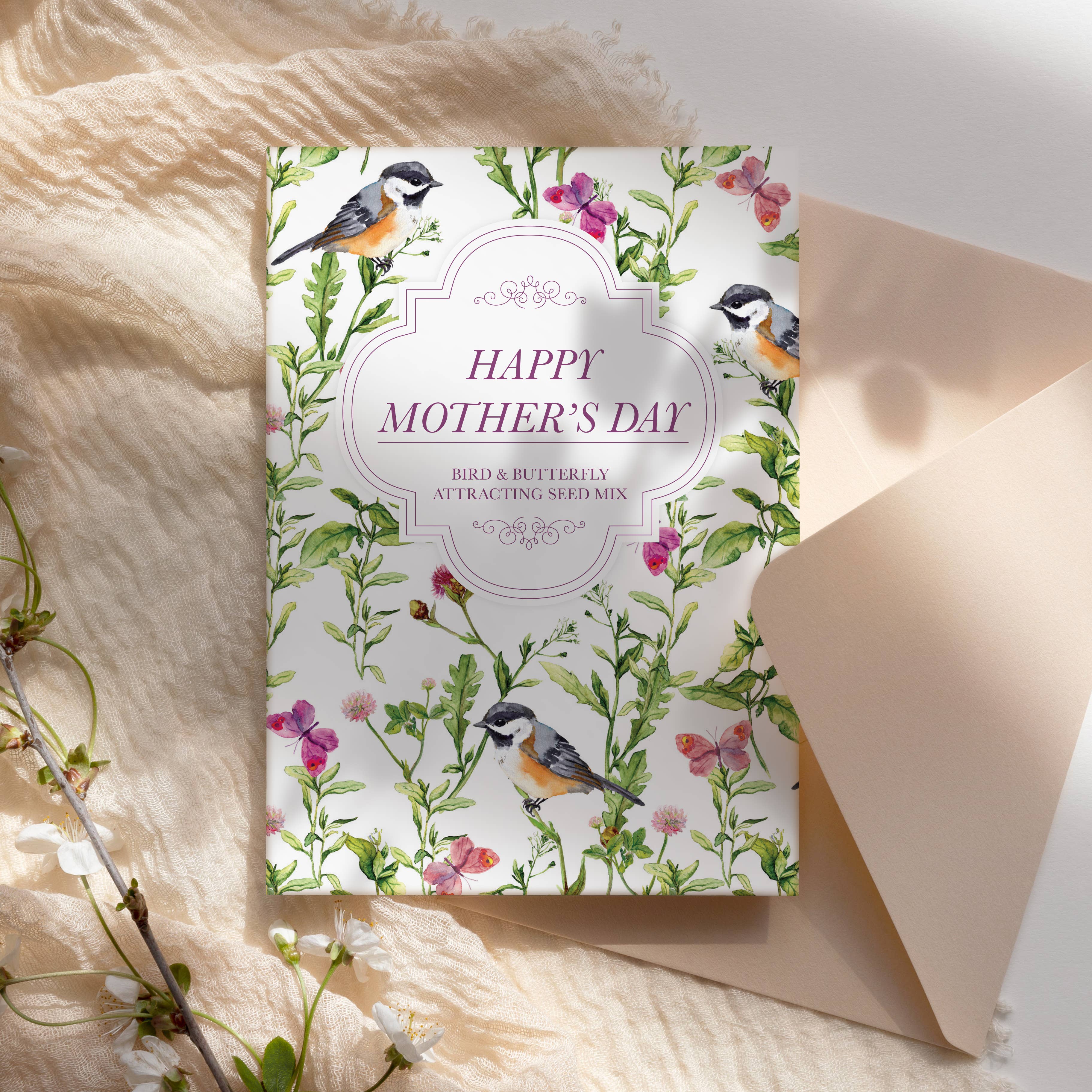 Bentley Seed Co. - Happy Mother's Day - Bird & Butterfly Attracting Mix