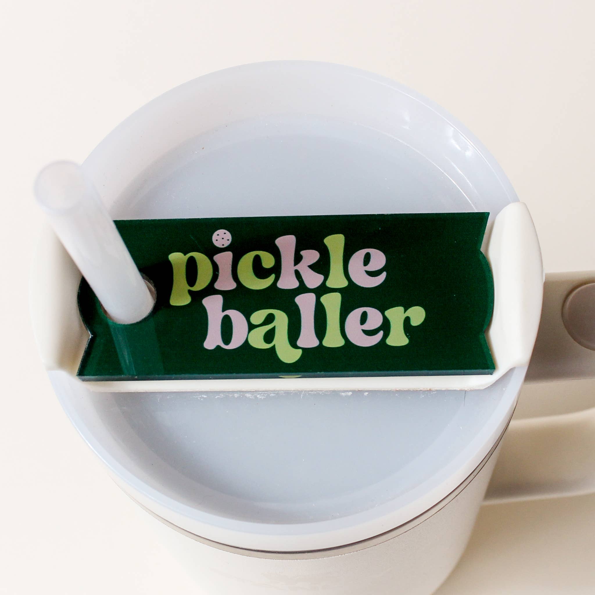 The Darling Effect - Tumbler Lid Tag-Pickleballer