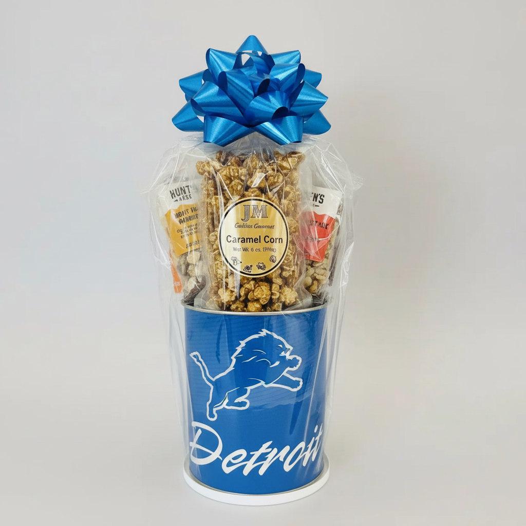 Detroit Lions Gift Tin Basket