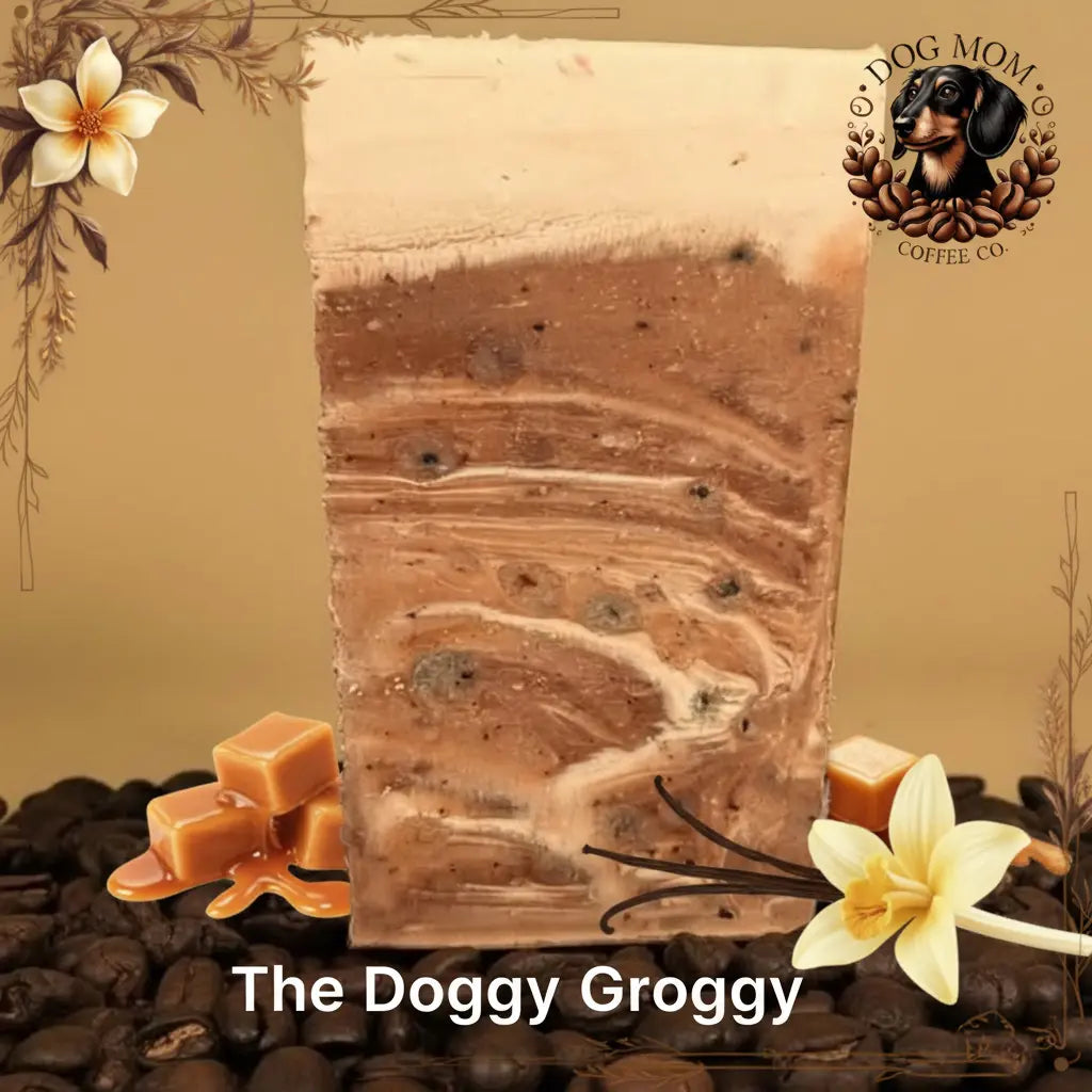 Doggy Groggy Tallow Soap - Local Dog Mom Collab & Deeply Moisturizing Coffee Bar