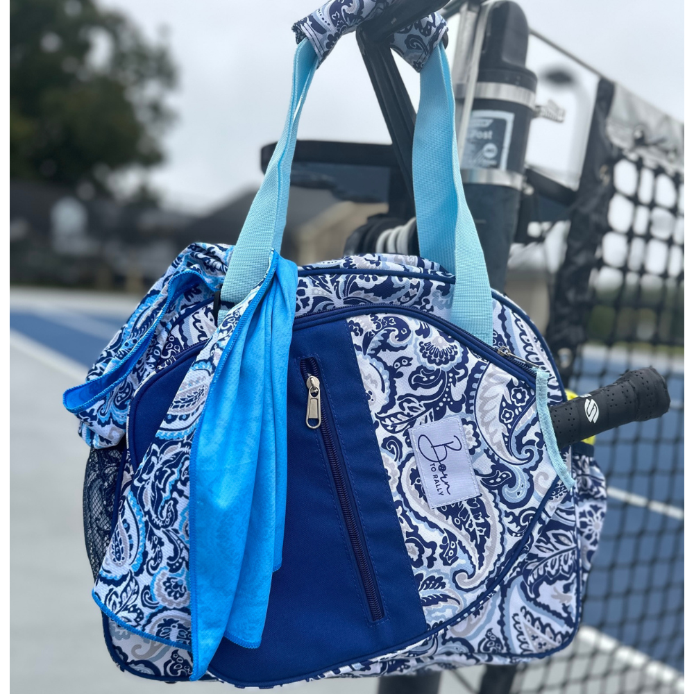 Born to Rally - Pickleball Bag - Navy