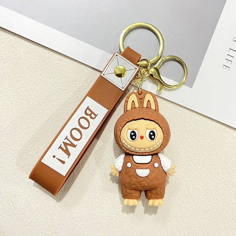 Labubu Keychain - Cute Silicone Bag Charm Pendant |