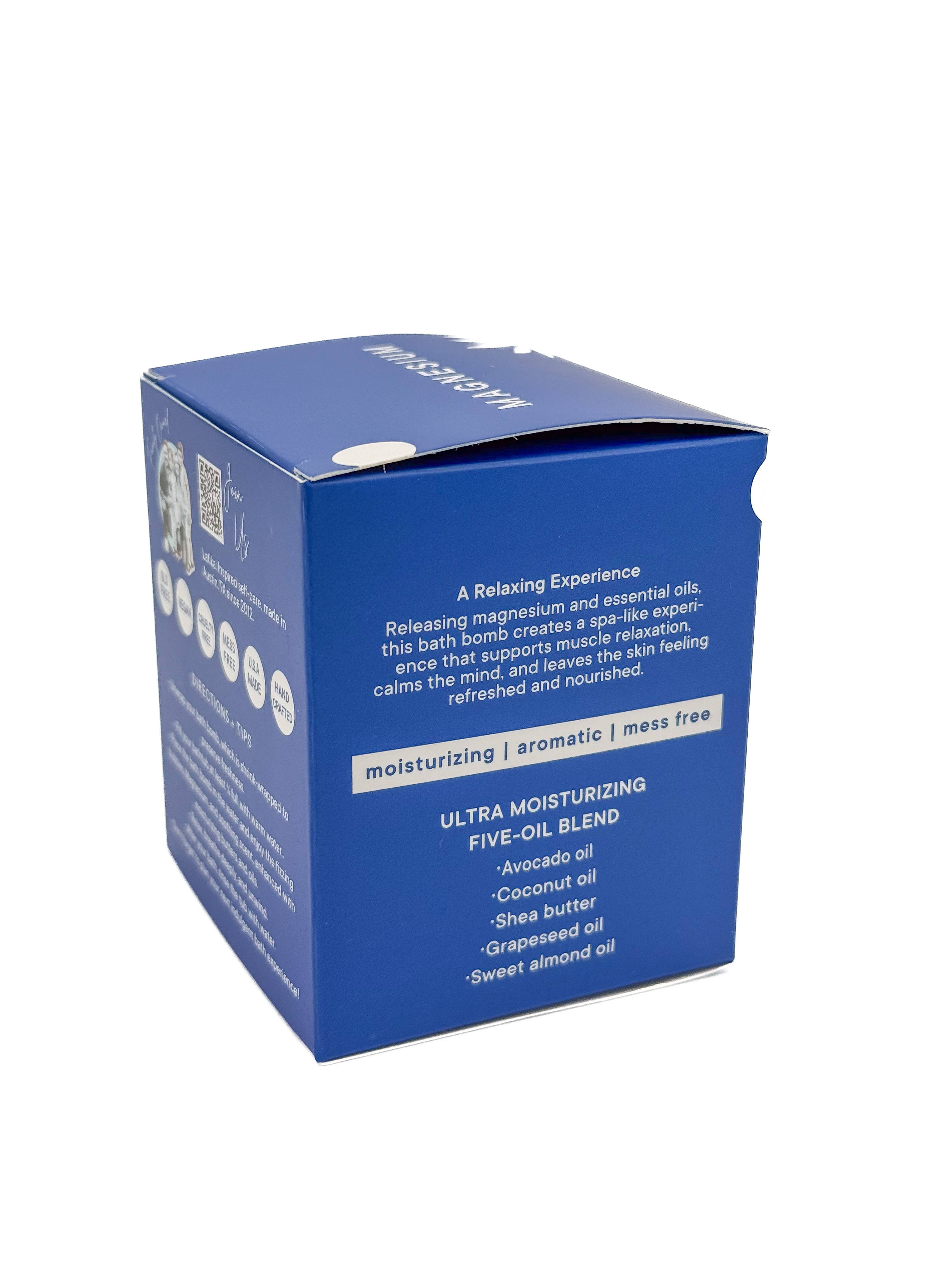 Magnesium Bath Bomb - Lavender Essential Oil for Sleep & Muscle Recovery