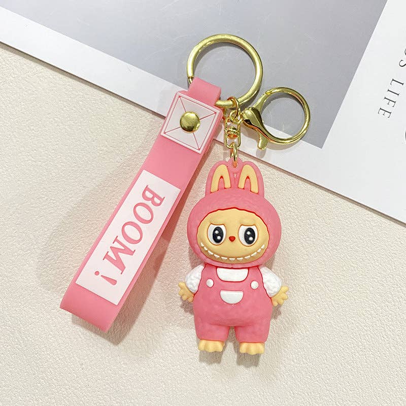 Labubu Keychain - Cute Silicone Bag Charm Pendant |