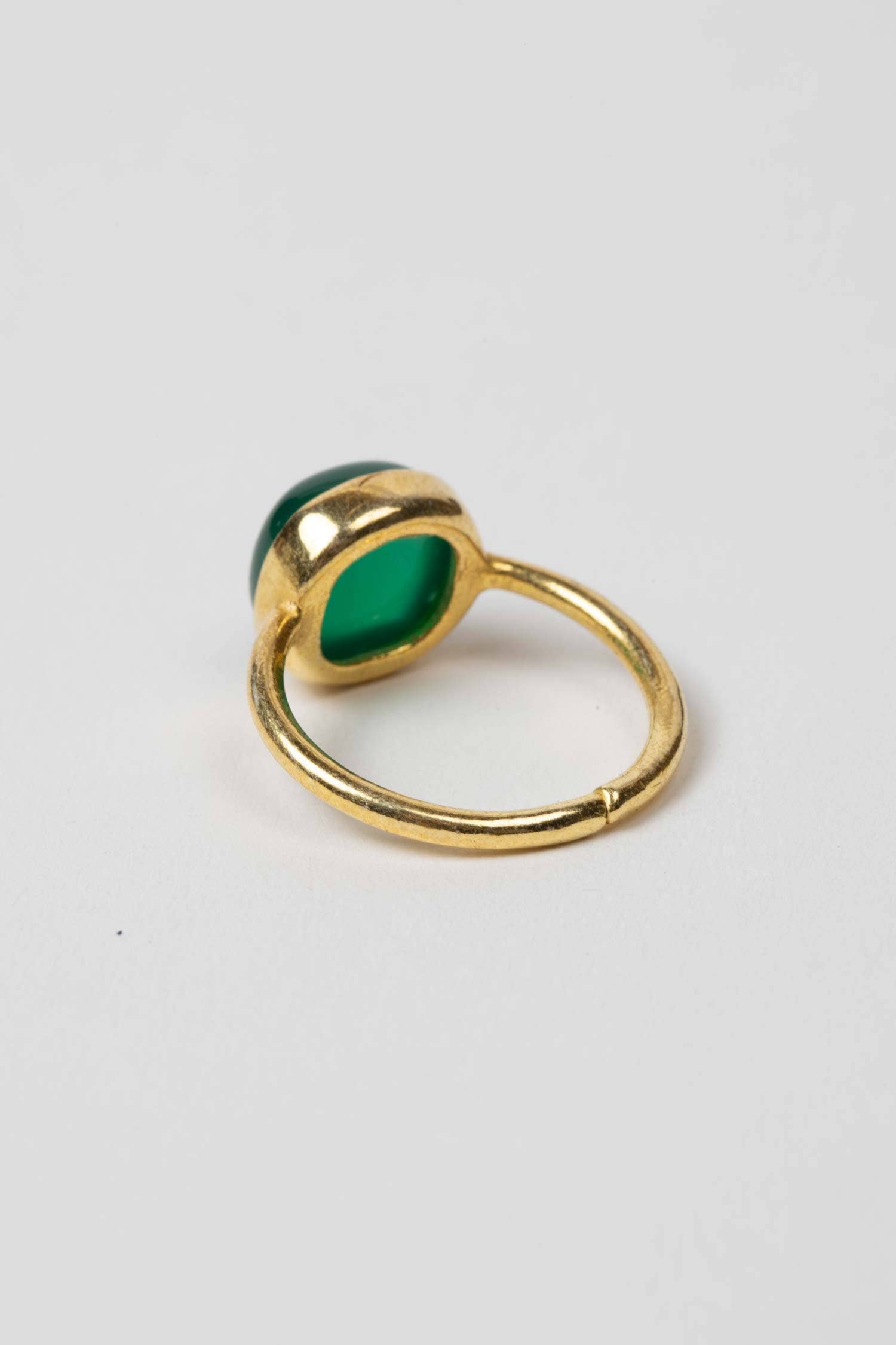 Ten Thousand Villages - Green Onyx Ring
