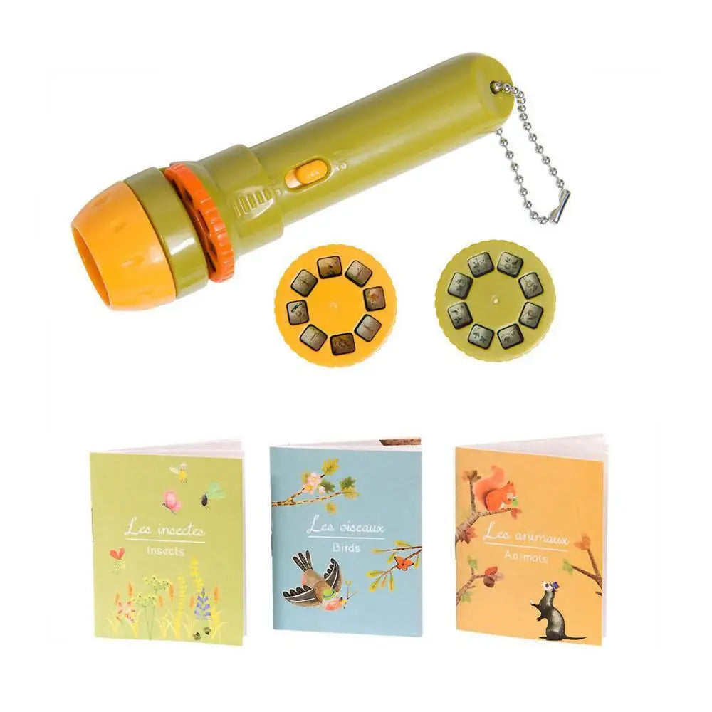 Garden Storybook Torch - Magical Story Projector Flashlight with 3 Fairy Tale Discs - Ages 4+