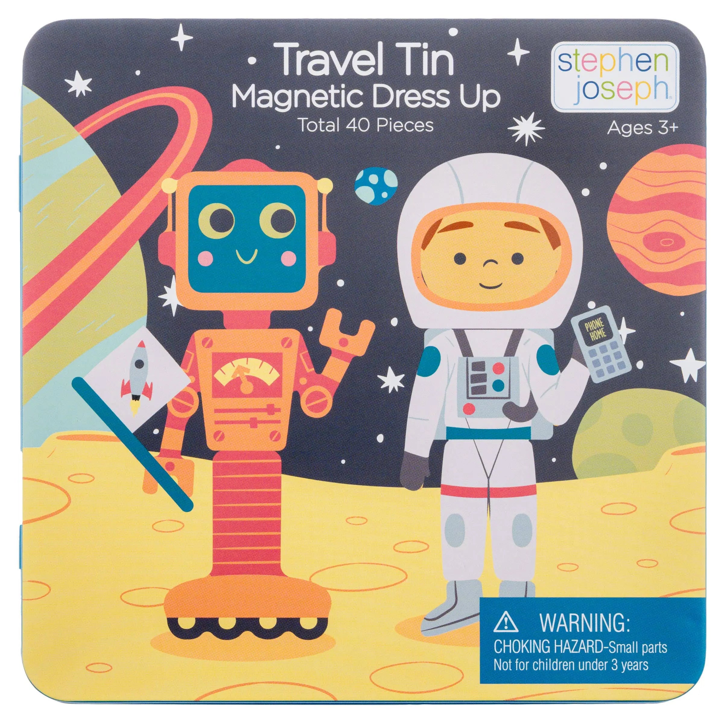 Travel Tin Magnetic Dress-Up - 40 Pieces with Storage Case