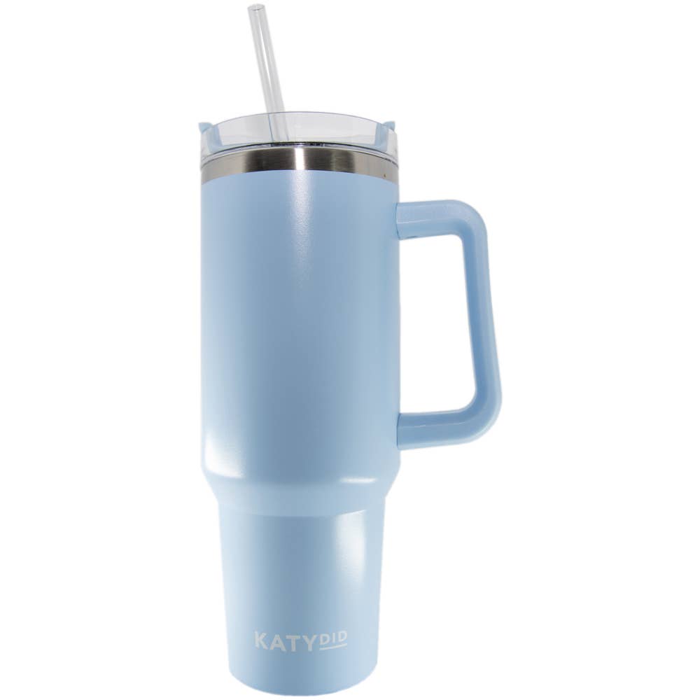 Katydid - Light Blue Travel Tumbler 40 Oz: Light Blue