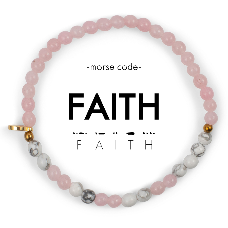 ETHICGOODS - Morse Code Bracelet | FAITH