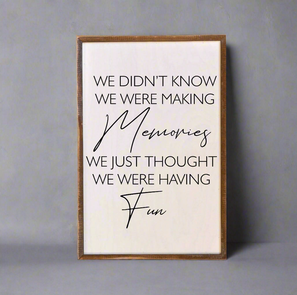 Framed wall art with motivational quote on a white background