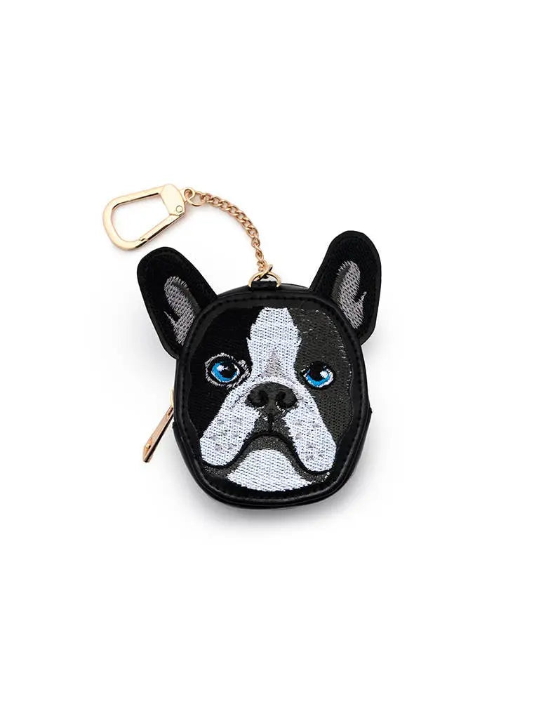 Living Royal 2-in-1 Bag Charm & Reusable Shopper - Boston Terrier Dog Design